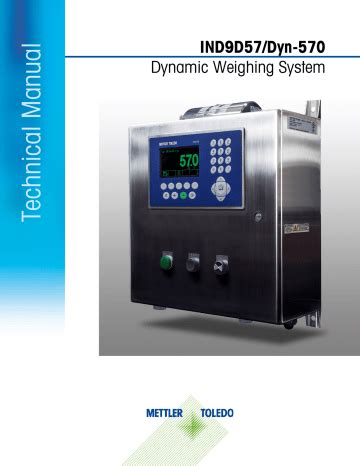 mettler toledo 570 technical manual.